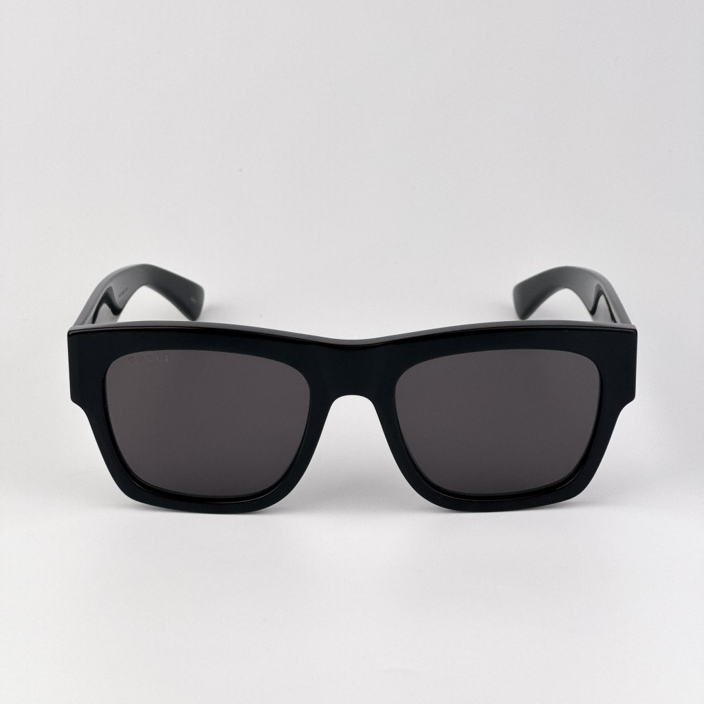 Gucci Gg1793s 001 Sunglasses Black Square Frame With Grey Lenses